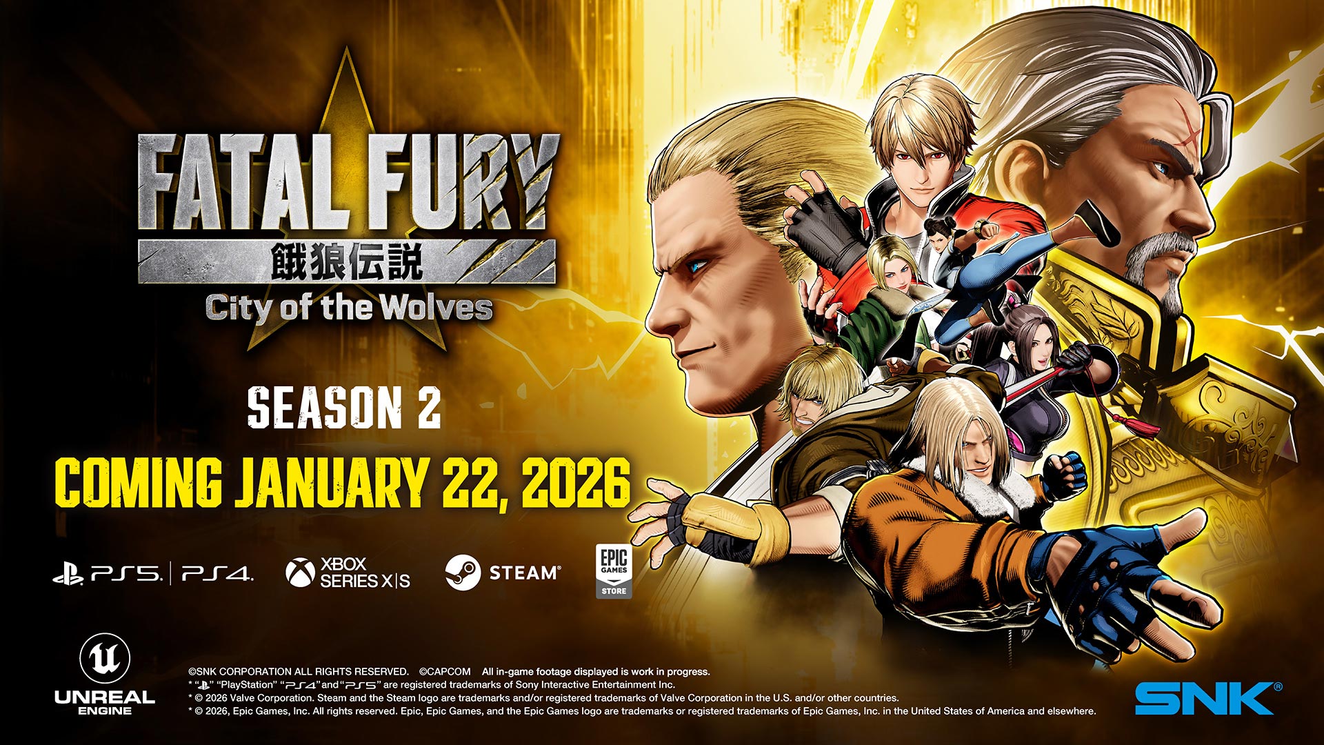 Fatal Fury: City of the Wolves tem Season 2 oficialmente revelada