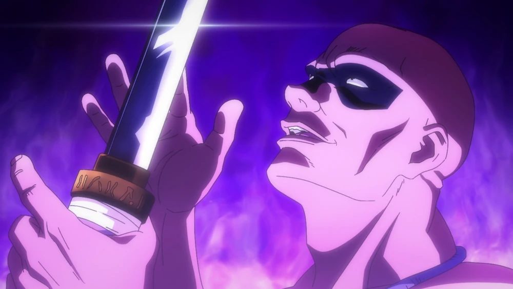 Juzo Kumiya com semblante assustador