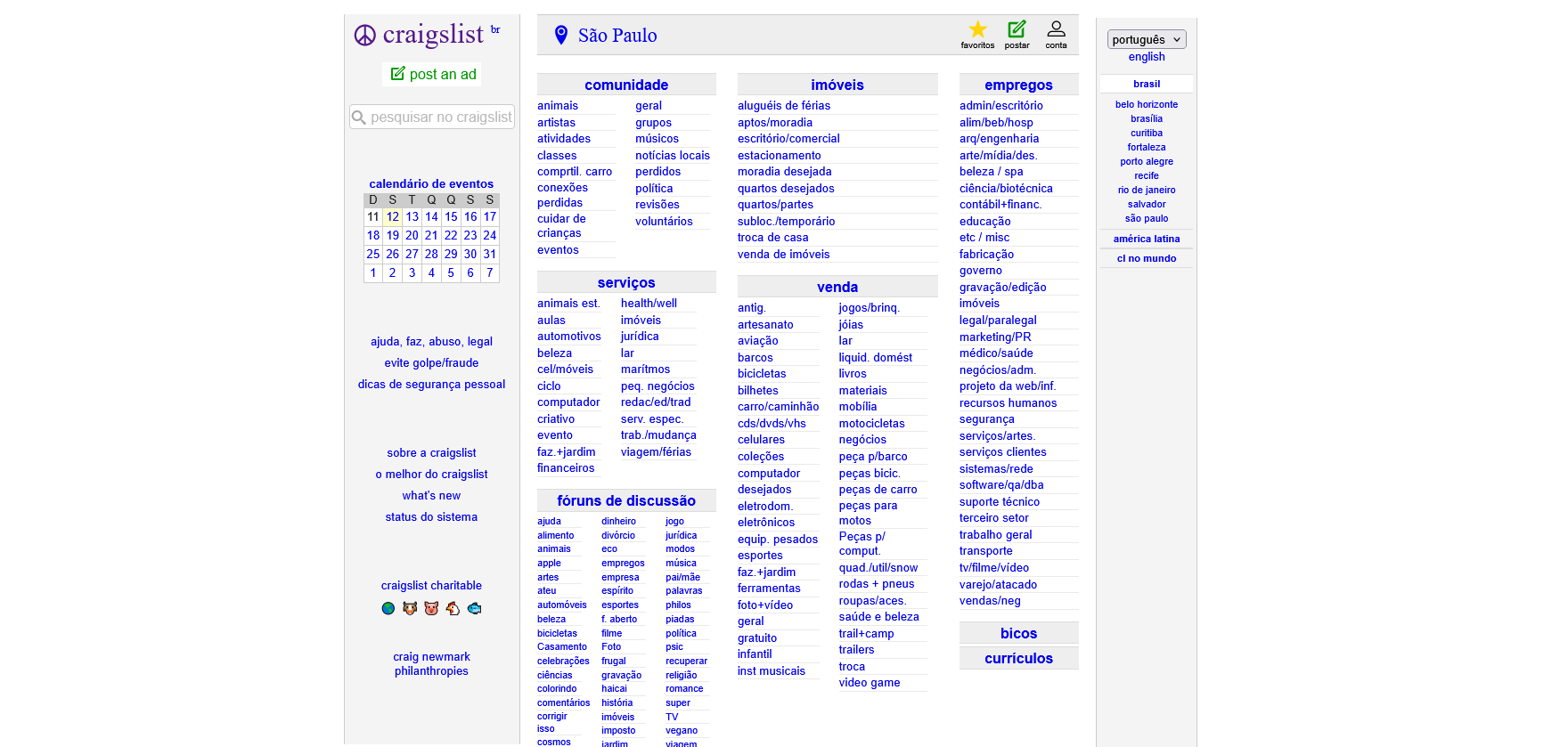 Craigslist: o último reduto da internet “das antigas”?