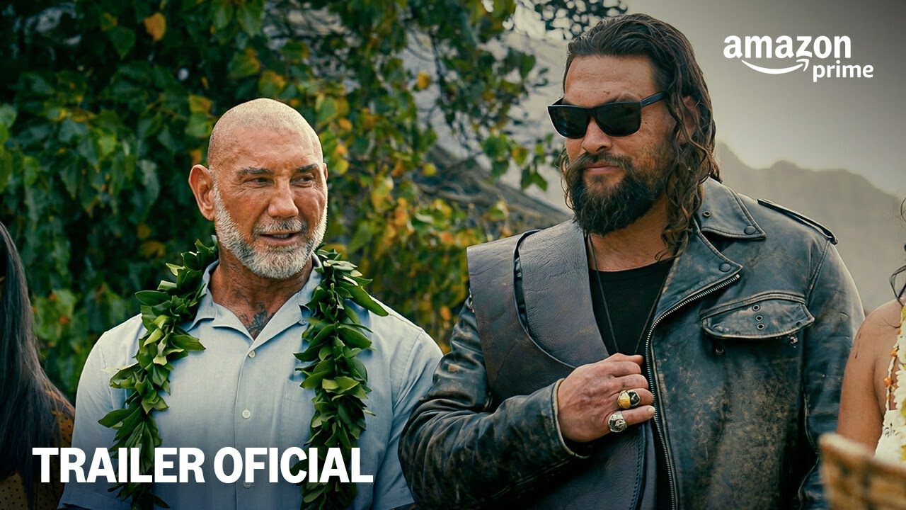 ‘Dupla Perigosa’: Jason Momoa e Dave Bautista quebram tudo no primeiro trailer