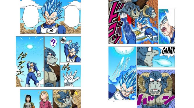 Vegeta usando Fissão Espiritual