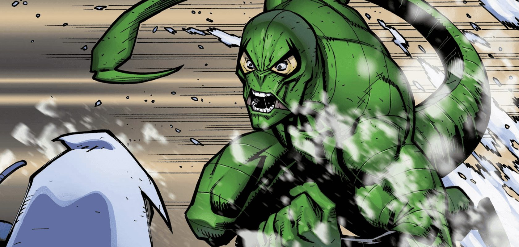 Escorpião tem visual do MCU revelado em vazamento de “Homem-Aranha: Um Novo Dia”