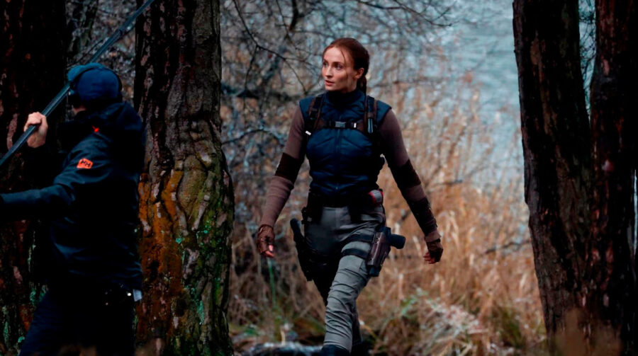 Tomb Raider – Primeiras imagens da série mostram Sophie Turner em ação