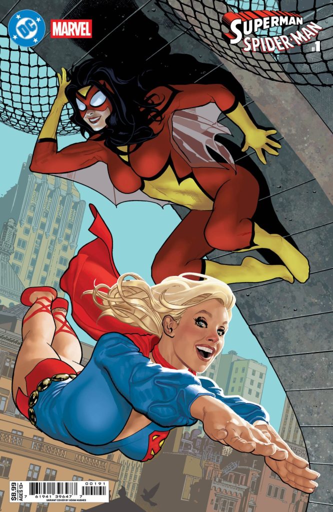 Superman Homem-Aranha Supergirl Mulher-Aranha