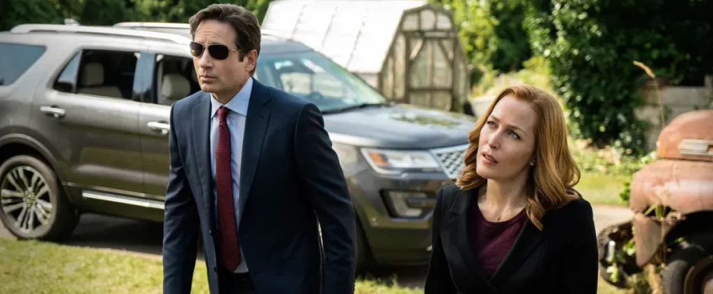 Fox Mulder e Dana Scully, protagonistas de Arquivo X