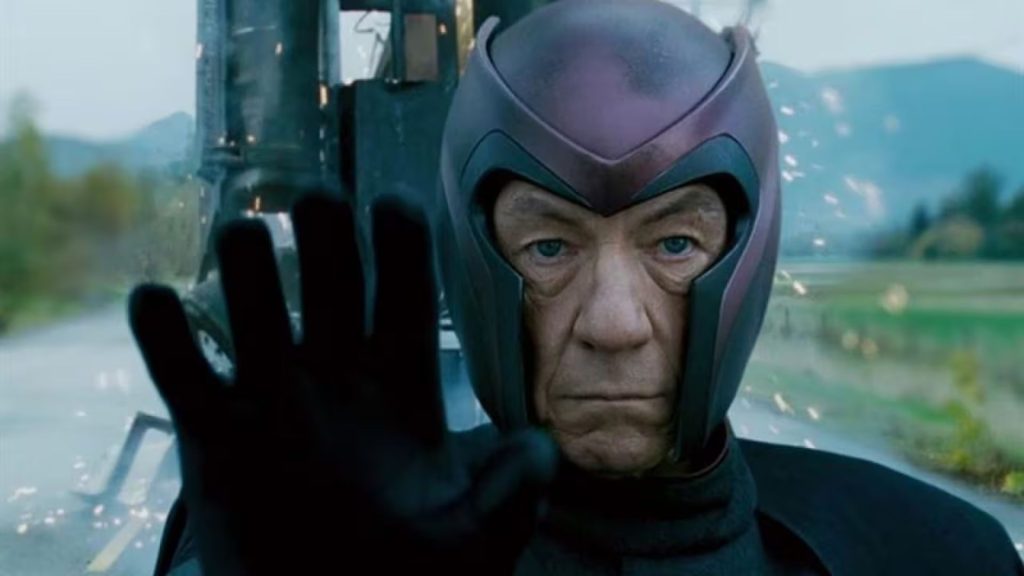 Sir Ian McKellen como Magneto nos filmes dos X-Men da Fox