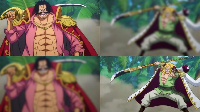 Roger e Barba branca com suas armas