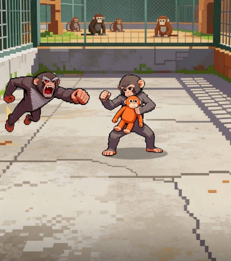 Punch, o macaco bebê que viralizou na internet, virou personagem do jogo Zoo Fighter; entenda