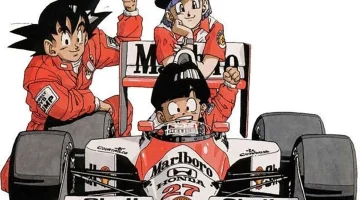 Dragon Ball: ilustração rara da Fórmula 1 assinada por Akira Toriyama será leiloada