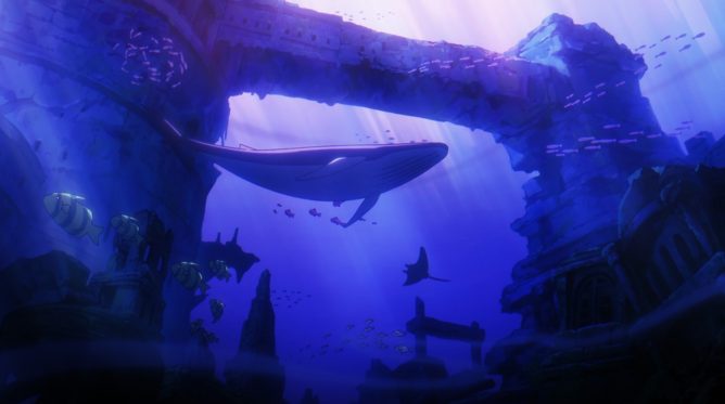 fundo do mar em one piece