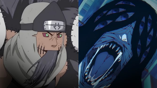 Kakuzu de Naruto e kuchisake onna de jujutsu kaisen