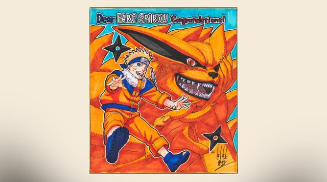 ilustração oficial naruto kishimoto