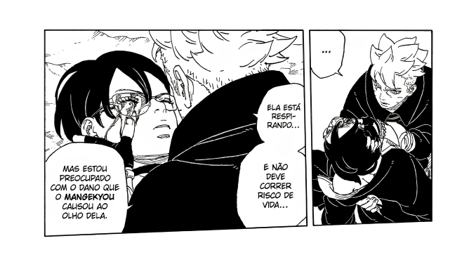 Sarada cega em boruto 