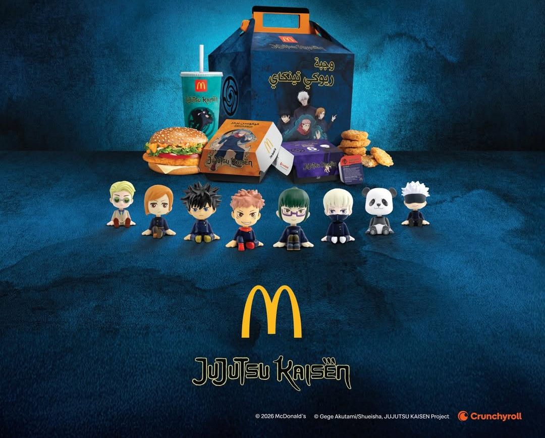 ‘Jujutsu Kaisen’ no McDonald’s: Arábia Saudita recebe combo e brindes exclusivos, teremos no Brasil?