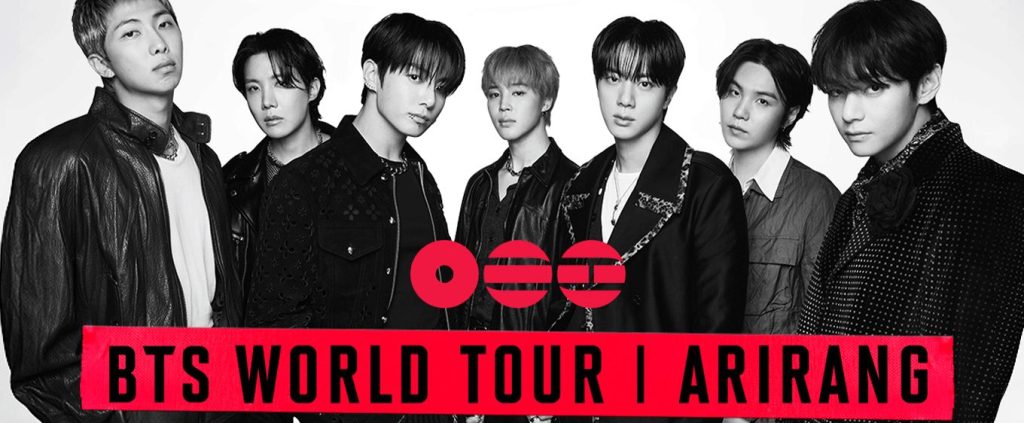 Show do BTS em São Paulo será exibido nos cinemas