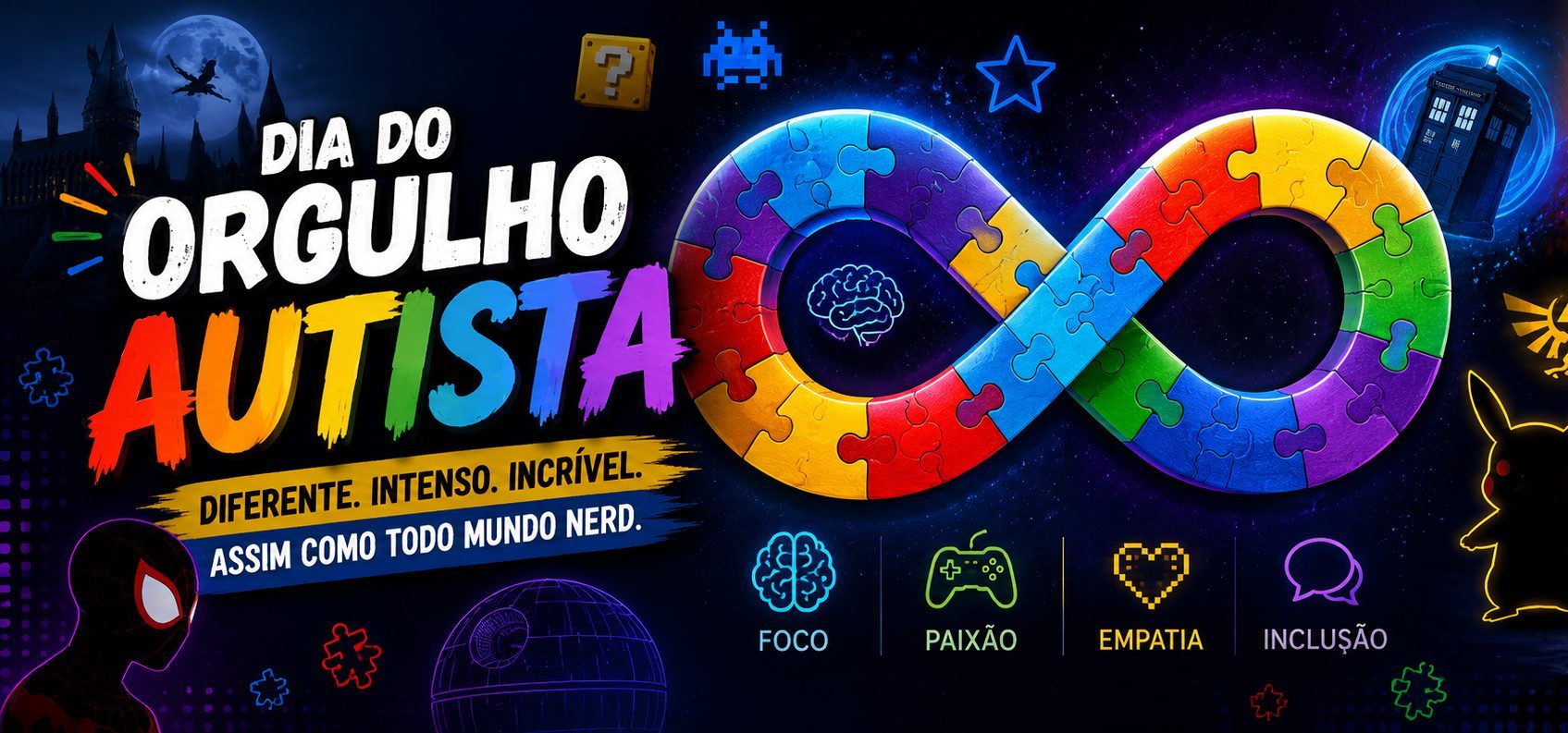 Dia do Orgulho Autista: a representatividade no mundo nerd