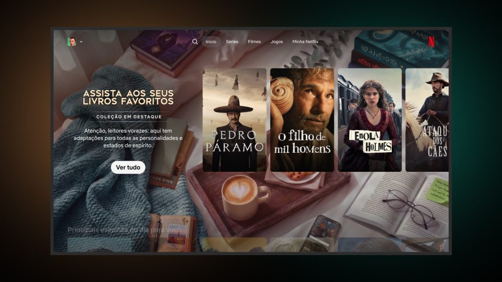 Netflix cria coleção dedicada a adaptações literárias