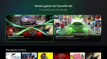 Xbox testa jogos na nuvem de graça com anúncios