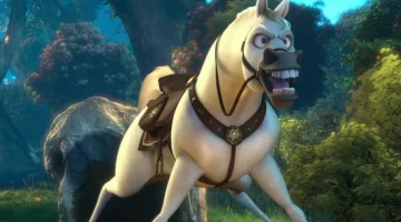 Enrolados: vídeo do set do live-action mostra o cavalo Maximus