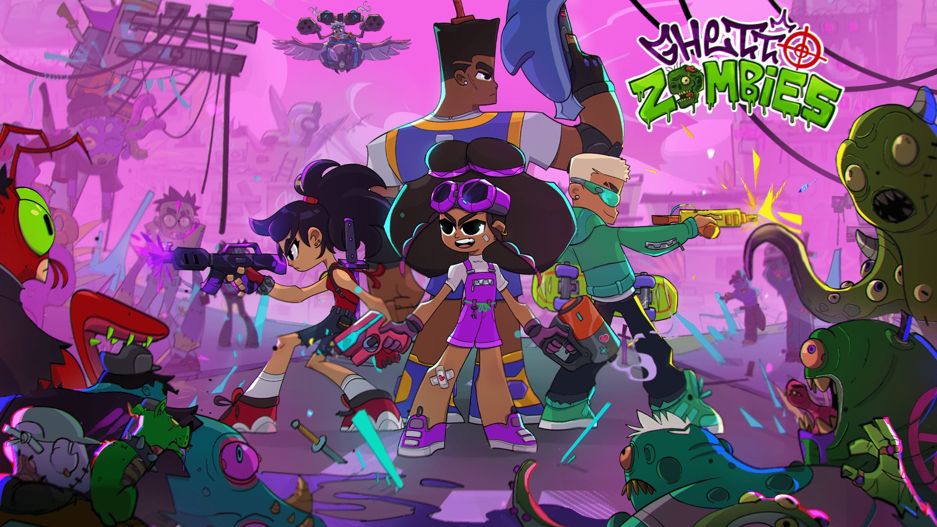 Jogo brasileiro Ghetto Zombies chega ao PlayStation e Switch