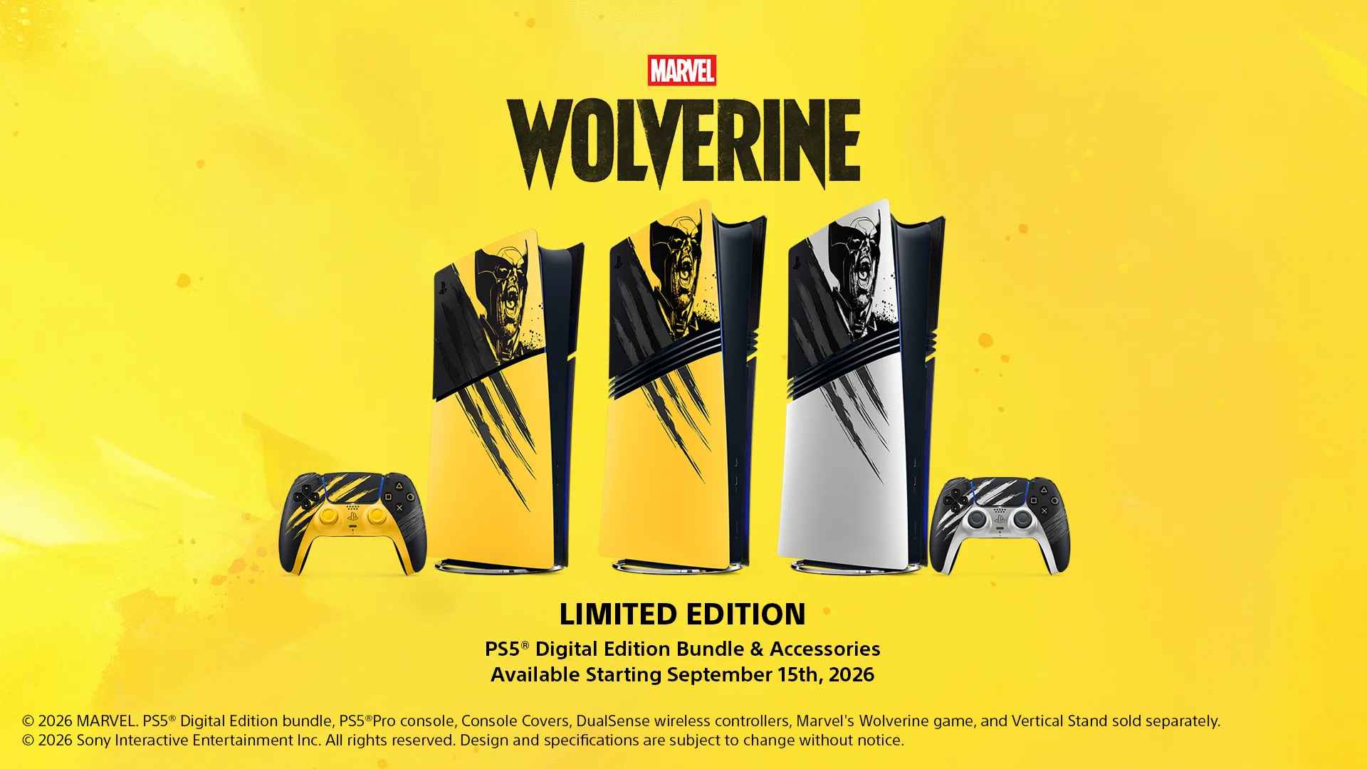 Sony revela PS5 em edição limitada inspirado em Marvel’s Wolverine