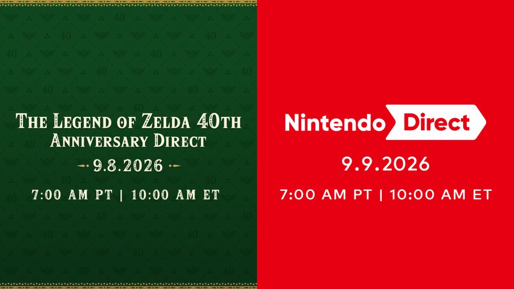 Nintendo confirma Direct duplo com foco nos 40 anos de Zelda