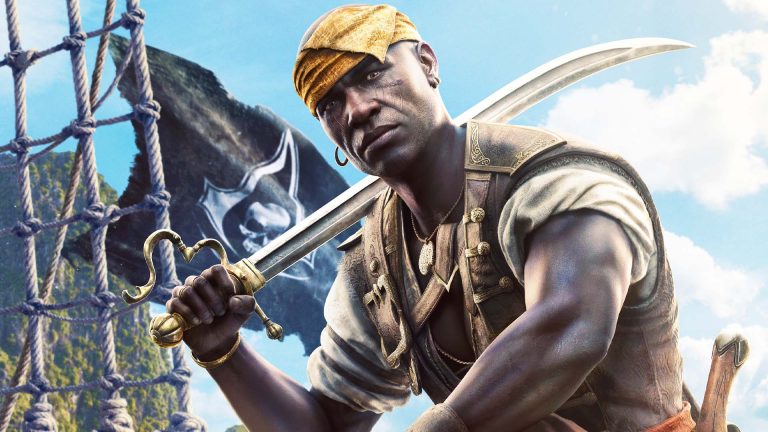 Cena cortada de Black Flag Resynced liga Adéwalé a Rogue