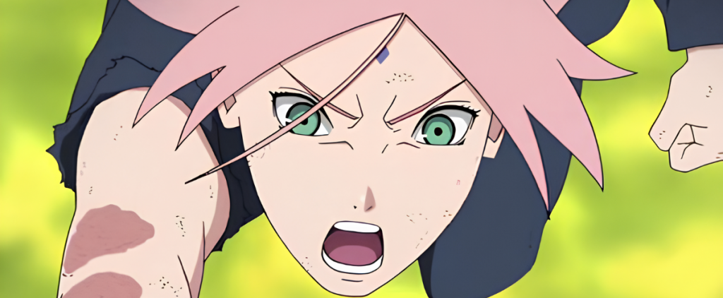 Poucos lembram, mas Sakura arrebentou a personagem mais poderosa de ‘Naruto’, e o anime suavizou o momento