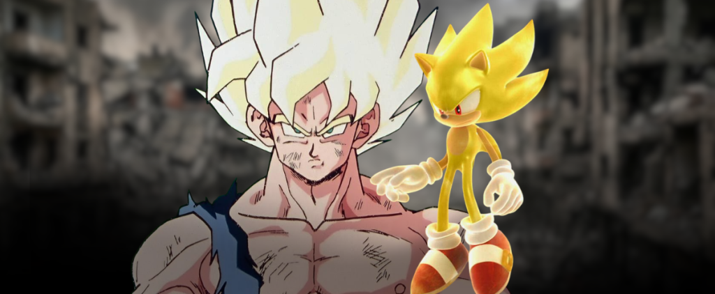 Por que Super Sonic é tão parecido com Goku?