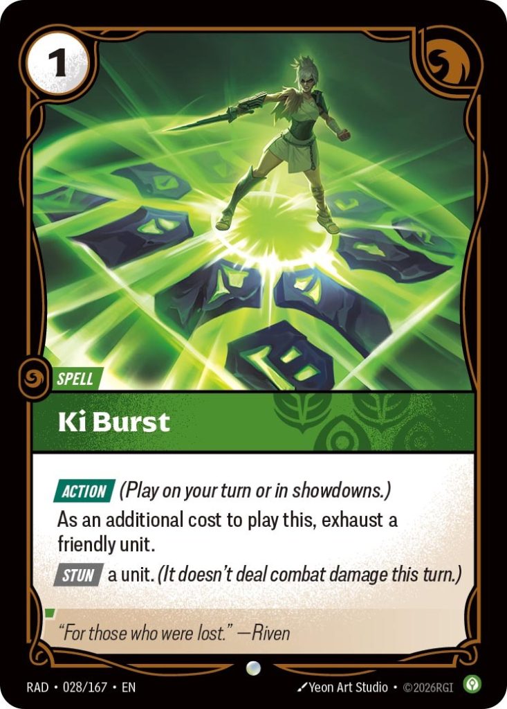 Ki Burst
Riftbound Radiance